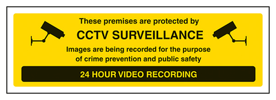 These Premises Are Protected By Cctv Surveillance Landscape