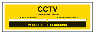 Cctv Is In Operation In This Area Landscape