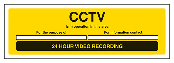 Cctv Is In Operation In This Area Landscape