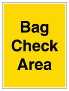 Bag Check Area - Portrait