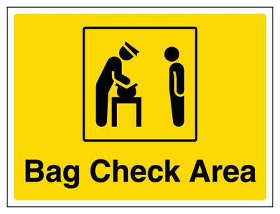 Bag Check Area With Icon Landscape