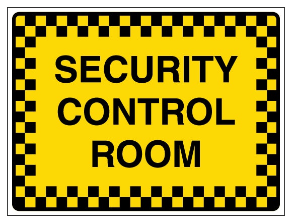 Security Control Room Pattern Border
