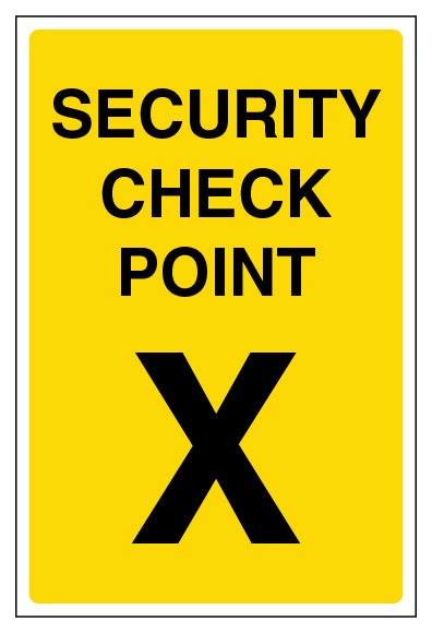 Security Check Point X