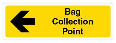 Bag Collection Point Arrow Left