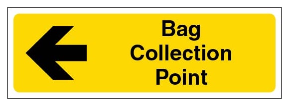 Bag Collection Point Arrow Left