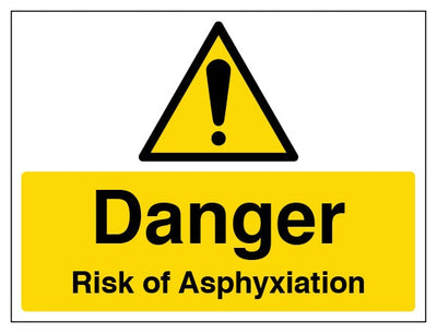 Danger Risk Of Asphyxiation Large Landscape