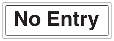 No Entry