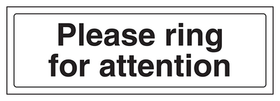 Please Ring For Attention
