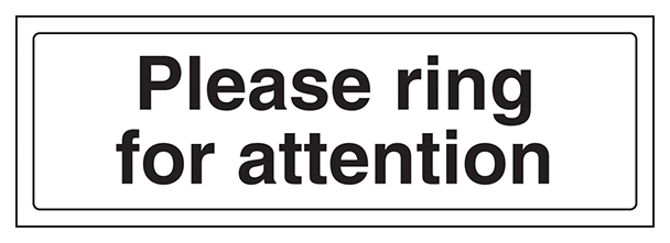 Please Ring For Attention