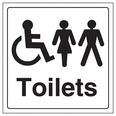 Unisex And Disabled Toilet