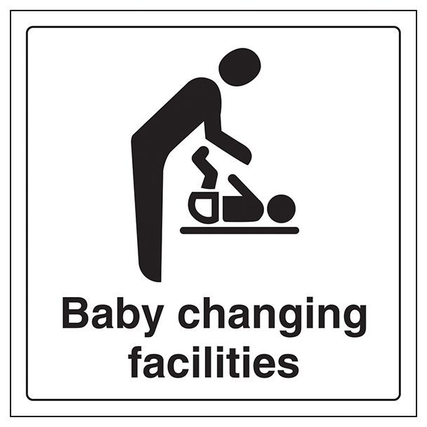 Baby Changing Facilities With Symbol