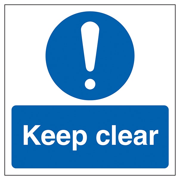 Keep Clear Automatic Door