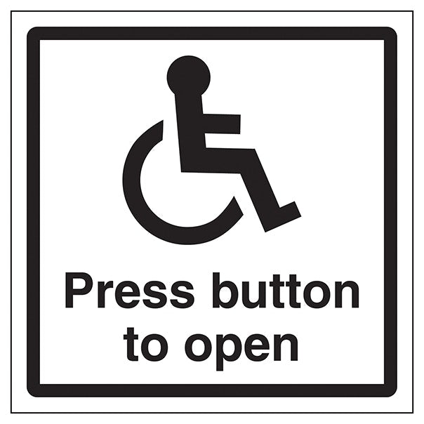Disabled Press Button To Open