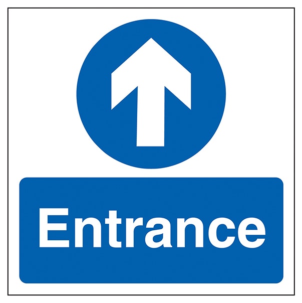 Entrance Arrow Square