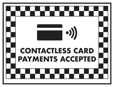 Contactless Card Payments Accepted