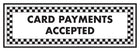 Card Payments Accepted - Landscape