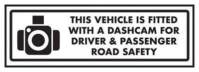 This Vehicle Is Fitted With A Dashcam For Driver