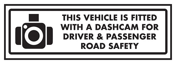 This Vehicle Is Fitted With A Dashcam For Driver