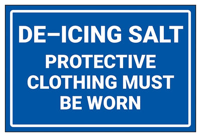 De Icing Salt Wear Protective Clothing