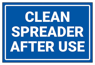 Clean Spreader After Use