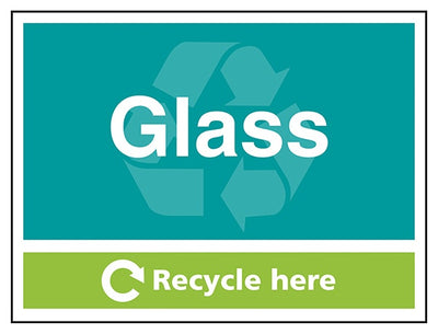 Glass Recycle Here