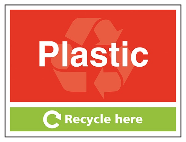 Plastic Recycle Here