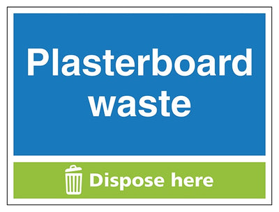 Plasterboard Waste Dispose Here