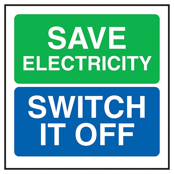 Save Energy Switch It Off