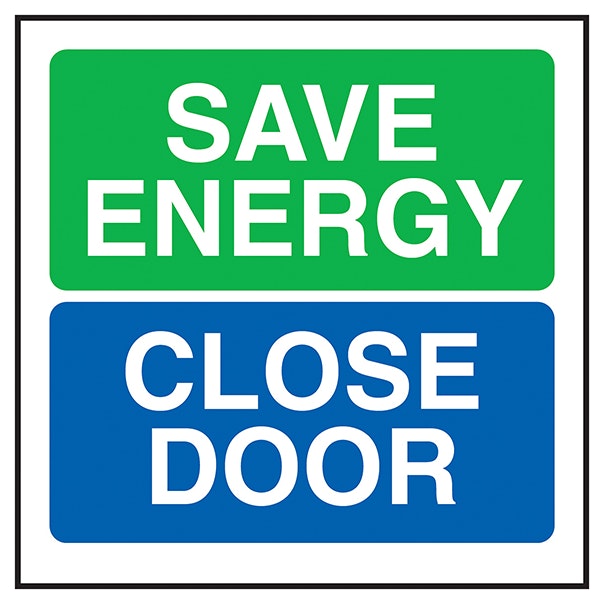Save Energy Close Door