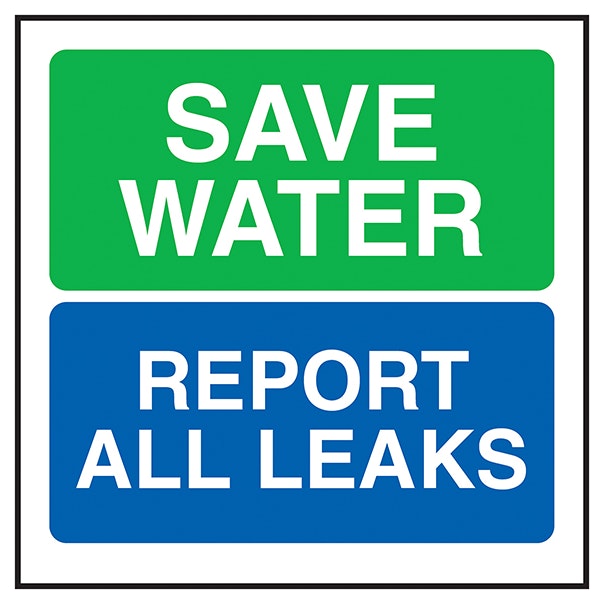 Save Water Report All Leaks