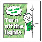 Last One Out! Turn Off The Lights Man Right