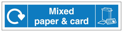 Wrap Mixed Paper And Card Recycling Slim Landscape