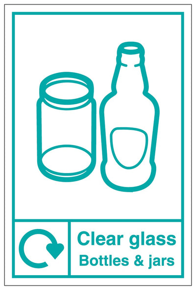 Wrap Clear Glass Bottles And Jars Recycling