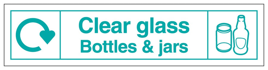 Wrap Clear Glass Bottles And Jars Recycling Slim Landscape