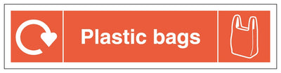 Wrap Plastic Bags Recycling Slim Landscape