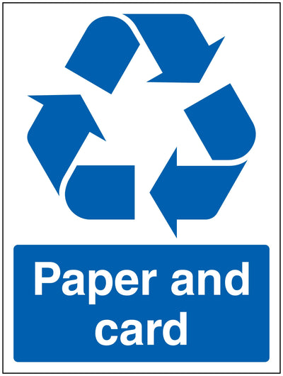 Paper And Card Recycling Symbol