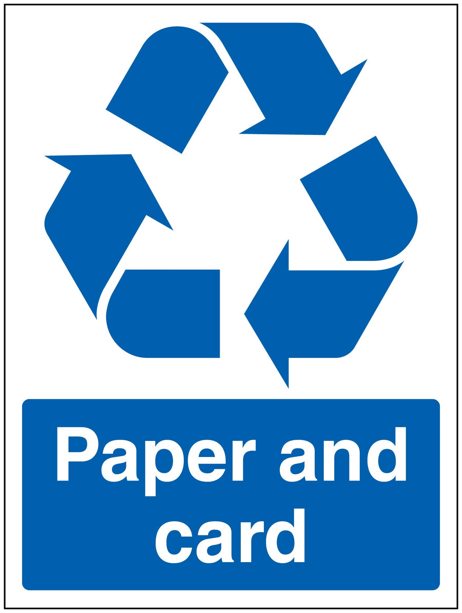 Paper And Card Recycling Symbol