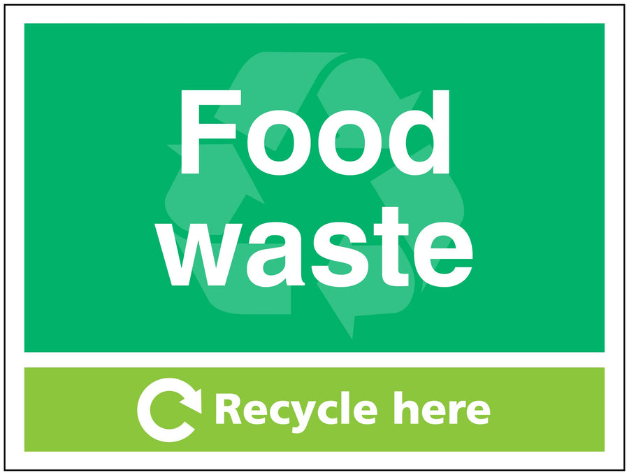Food Waste Recycle Here Landscape