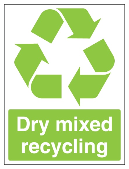 Dry Mixed Recycling Recycling Symbol