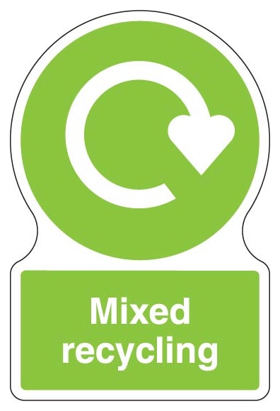 Shaped Wrap Mixed Recycling