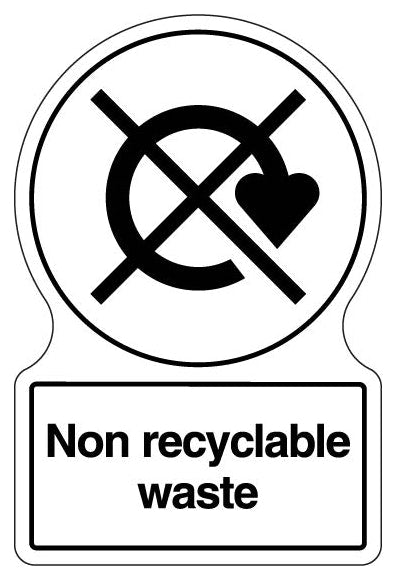 Shaped Wrap Non Recyclable Waste