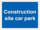 Construction Site Car Park - Landscape - Full Blue