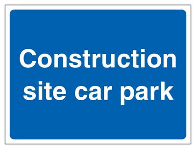 Construction Site Car Park Landscape Full Blue