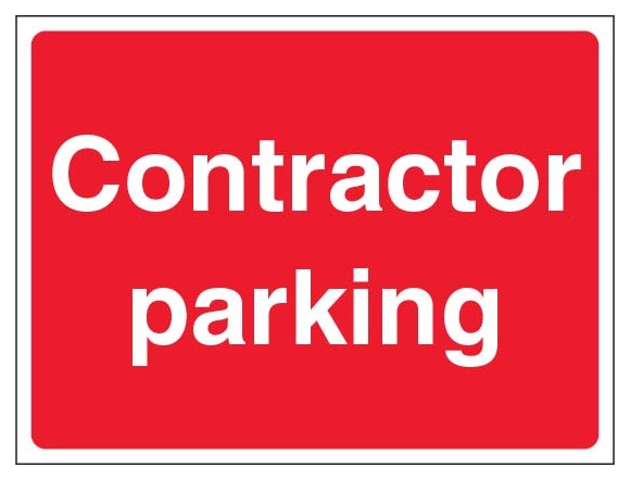Contractor Parking Landscape Red