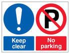 Keep Clear No Parking - Landscape