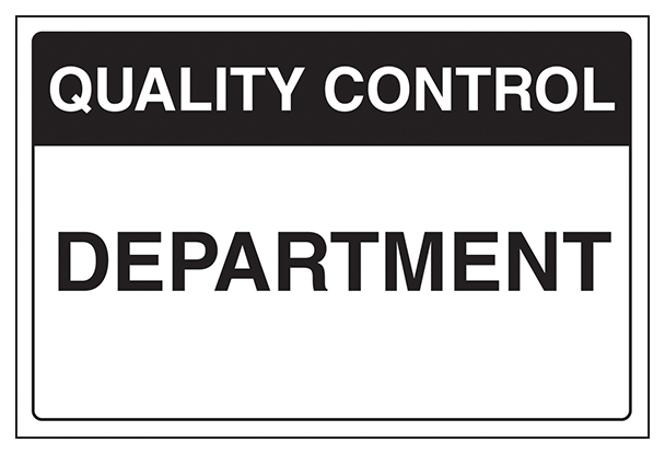 Quality Control Department