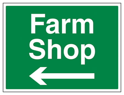 Farm Shop Arrow Left Large Landscape