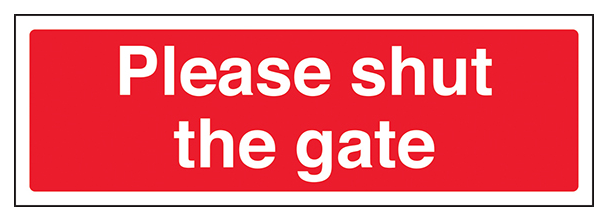Please Shut The Gate Landscape
