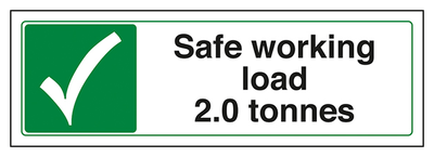 Safe Working Load 2 0 Tonnes Landscape