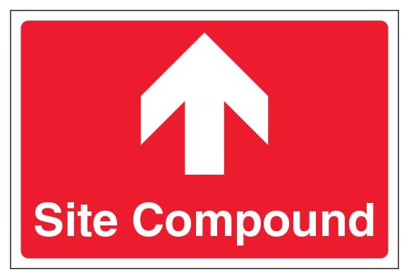 Site Compound Arrow Up Large Landscape